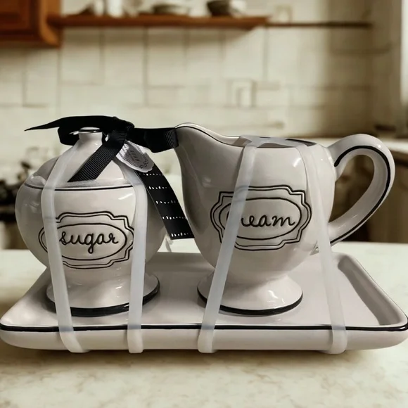 🔥🆕Rae Dunn White Coffee & Tea Accessories for Modern Kitchens - Picture 2 of 2